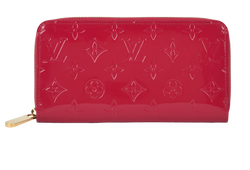 Louis Vuitton Zippy Wallet Vernis, Patent, Pink, CA4132, 2*